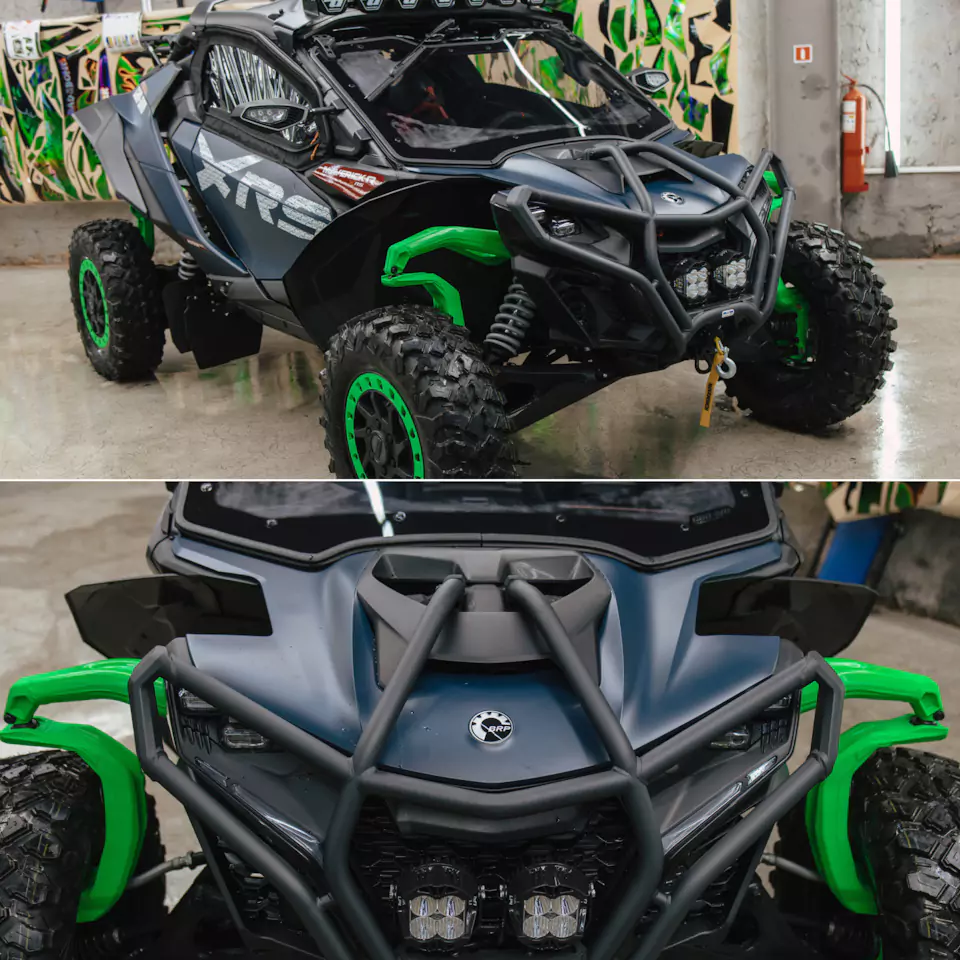 Оклеили багги BRP CAN-AM Maverick R X RS в яркую винилографию!